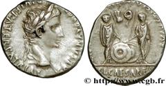 AUGUSTE, CAIUS et LUCIUS(2 avant J.-C. - 4 après J.-C.)Augustus, Caius et Lucius Cوsares Denier N° v34_0417    Date : 2 AC. - AD. 12 Nom de l'atelier : Gaule, Lyon ou atelier auxiliaire Métal : argent