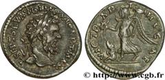 SEPTIME SEVERE(13/04/193-4/02/211)Lucius Septimius Severus Denier N° v34_0575    Date : 198 Nom de l'atelier : Syrie, Laodicée Métal : argent Diamètre : 18mm Axe des coins : 6h. Poids : 3,50g. Degré d