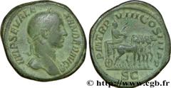 ALEXANDRE SEVERE(10/05/221-22/03/235)Marcus Aurelius Severus AlexanderAuguste (13/03/222-22/02/235) Sesterce, (GB, ئ 33) N° v34_0636    Date : 229 Nom de l'atelier : Rome Métal : cuivre Diamètre : 32,