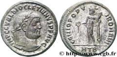 DIOCLETIEN(20/11/284-1/05/305)Caius Aurelius Valerius DiocletianusAuguste (20/11/284-1/05/305) Follis ou nummus N° v34_0837    Date : 296-297 Nom de l'atelier : Europe, Héraclée Métal : cuivre Diamètr