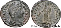 HELENE(+328) Flavia Julia Helenafemme de Constance Ier, mère de Constantin Ier - Augusta(324-328) Centenionalis ou nummus N° v34_0974    Date : 326 Nom de l'atelier : Rome Métal : cuivre Diamètre : 18
