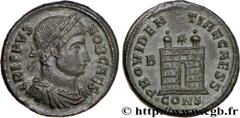 CRISPUS(1/04/317-09/326)Flavius Julius CrispusCésar(317-326) Centenionalis ou nummus N° v34_0994    Date : 326 Nom de l'atelier : Constantinople Métal : cuivre Diamètre : 20,00mm Axe des coins : 12h. 