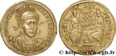 CONSTANCE II(8/11/324-3/11/361)Flavius Julius Valerius ConstantiusAuguste(9/09/337-3/11/361) Solidus N° v34_1021    Date : 353-354 Nom de l'atelier : Bithynie, Nicomédie Métal : or Diamètre : 21,5mm A