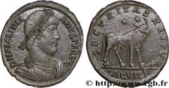 JULIEN II LE PHILOSOPHE(6/11/355-26/06/363)Flavius Claudius JulianusAuguste(02/360-26/06/363) Double maiorina, (GB, ئ 1) N° v34_1053    Date : 363 Nom de l'atelier : Vénétie et Istrie, Aquilée Métal :