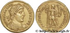 VALENTINIEN Ier (25/02/364-17/11/375)Flavius Valentinianus Solidus N° v34_1066    Date : 364 Nom de l'atelier : Rome Métal : or Diamètre : 20,5mm Axe des coins : 12h. Poids : 4,45g. Degré de rareté : 