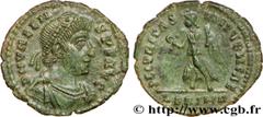 VALENS(28/03/364-9/08/378)Flavius Valens Nummus, (PB, ئ 3) N° v34_1070    Date : 375 Nom de l'atelier : Rome Métal : cuivre Diamètre : 18mm Axe des coins : 6h. Poids : 2,21g. Degré de rareté : R1 Etat