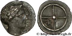 MASSALIA - MARSEILLE(Ve - Ier siècles avant J.-C.) Litra à l'ethnique et au M N° v34_1174    Date : c. 400-380 AC. Métal : argent Diamètre : 9,5mm Axe des coins : 7h. Poids : 0,72g. Degré de rareté : 