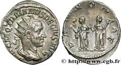 Roman coins TRAJAN DECIUS Type : Antoninien  Date : 250  Mint name / Town : Rome  Metal : billon  Millesimal fineness : 400  ‰ Diameter : 22,5  mm Orientation dies : 6  h. Weight : 4,04  g. Officine :