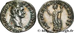 Roman coins DOMITIANUS Type : Denier  Date : 87  Mint name / Town : Rome  Metal : silver  Millesimal fineness : 900  ‰ Diameter : 18,5  mm Orientation dies : 6  h. Weight : 3,46  g. Rarity : R1  Obver