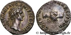 Roman coins NERVA Type : Denier  Date : 97  Mint name / Town : Rome  Metal : silver  Millesimal fineness : 900  ‰ Diameter : 17,5  mm Orientation dies : 6  h. Weight : 3,47  g. Rarity : R1  Obverse le