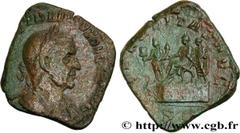 Roman coins TRAJAN DECIUS Type : Sesterce  Date : 250  Mint name / Town : Rome  Metal : copper  Diameter : 32  mm Orientation dies : 12  h. Weight : 17,76  g. Rarity : R3  Obverse legend : IMP C M Q T