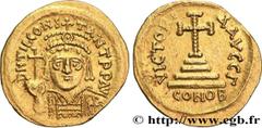 Byzantine coins TIBERIUS II CONSTANTINE Type : Solidus  Date : an 3  Mint name / Town : Carthage  Metal : gold  Millesimal fineness : 1000  ‰ Diameter : 20  mm Orientation dies : 7  h. Weight : 4,40  