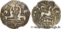 Celtic coins AMBIANI (Area of Amiens) Type : Denier d'argent scyphate aux chevaux affrontés et aux annelets  Date : c. 60-50 AC.  Mint name / Town : Amiens (80)  Metal : silver  Diameter : 16,5  mm Or
