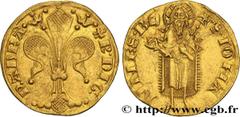 Feudal coins PRINCIPALITY OF ORANGE - RAYMOND IV Type : Florin d'or  Date : c. 1340-1370  Date : n.d.  Mint name / Town : Orange  Metal : gold  Diameter : 20  mm Orientation dies : 11  h. Weight : 3,5
