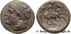 Greek Coins SICILY - SYRACUSE Type : Double litrai  Date : c. 250 AC.  Mint name / Town : Syracuse, Sicile  Metal : copper  Diameter : 26,5  mm Orientation dies : 3  h. Weight : 16,60  g. Rarity : R1 