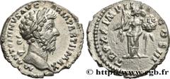 Roman coins MARCUS AURELIUS Type : Denier  Date : août - décembre  Date : 166  Mint name / Town : Rome  Metal : silver  Millesimal fineness : 800  ‰ Diameter : 18  mm Orientation dies : 12  h. Weight 