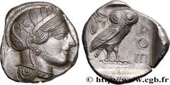 Greek Coins ATTICA - ATHENS Type : Tétradrachme  Date : c. 430 AC.  Mint name / Town : Athènes  Metal : silver  Diameter : 25  mm Orientation dies : 2  h. Weight : 17,22  g. Obverse legend : Anépigrap