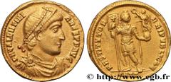 Roman coins VALENTINIAN I Type : Solidus  Date : 367  Mint name / Town : Antioche  Metal : gold  Diameter : 21,5  mm Orientation dies : 5  h. Weight : 4,45  g. Rarity : R3  Officine : 7e  Obverse lege