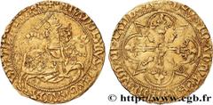 Feudal coins BRITTANY - DUCHY OF BRITTANY - FRANCIS I AND FRANCIS II Type : Cavalier d'or ou franc à cheval ou florin d'or  Date : n.d.  Mint name / Town : Rennes  Metal : gold  Diameter : 27,5  mm Or