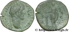ANTONIN LE PIEUX(25/02/138-7/03/161)Titus Aurelius Fulvus Boionius Arrius AntoninusAuguste(10/07/138-7/03/161) Sesterce, (GB, ئ 31) N° v36_0460    Date : 148-149 Nom de l'atelier : Rome Métal : cuivre