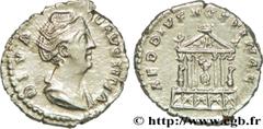 FAUSTINE MERE(+141)Annia Galeria FaustinaConsécration d'Antonin le Pieux Denier N° v36_0471    Date : c. 150 Nom de l'atelier : Rome Métal : argent Diamètre : 18mm Axe des coins : 6h. Poids : 3,07g. D