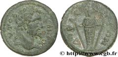 SEPTIME SEVERE(13/04/193-4/02/211)Lucius Septimius Severus Unité, (PB, ئ 20) N° v36_0512    Date : 198-211 Nom de l'atelier : Lydie, Acrasus Métal : cuivre Diamètre : 19,5mm Axe des coins : 6h. Poids 