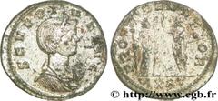 SEVERINE(+ après 275)Ulpia SeverinaFemme d'Aurélien - Augusta(274-275) Aurelianus N° v36_0702    Date : 274 Nom de l'atelier : Italie, Ticinum Métal : billon Diamètre : 21mm Axe des coins : 12h. Poids