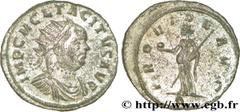 TACITE(11-12/275-06/276)Marcus Claudius Tacitus Aurelianus N° v36_0718    Date : 276 Nom de l'atelier : Italie, Ticinum Métal : billon Diamètre : 21mm Axe des coins : 6h. Poids : 3,68g. Degré de raret
