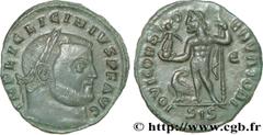 LICINIUS Ier(11/08/308-09/324)Valerius Licinianus Licinius Follis ou nummus N° v36_0830    Date : 313 Nom de l'atelier : Savie, Siscia Métal : cuivre Diamètre : 20mm Axe des coins : 6h. Poids : 2,68g.