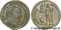 LICINIUS Ier(11/08/308-09/324)Valerius Licinianus Licinius Follis ou nummus N° v36_0832    Date : 313 Nom de l'atelier : Europe, Héraclée Métal : cuivre Diamètre : 22,5mm Axe des coins : 12h. Poids : 