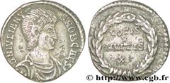 JULIEN II LE PHILOSOPHE(6/11/355-26/06/363)Flavius Claudius JulianusCésar(6/11/355-02/360) Silique N° v36_1080    Date : 359-360 Nom de l'atelier : Viennoise, Arles Métal : argent Diamètre : 17,5mm Ax