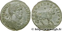 JULIEN II LE PHILOSOPHE(6/11/355-26/06/363)Flavius Claudius JulianusAuguste(02/360-26/06/363) Double maiorina, (GB, ئ 1) N° v36_1085    Date : 363 Nom de l'atelier : Lyonnaise, Lyon Métal : cuivre Dia