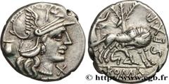 Roman coins POMPEIA Type : Denier  Date : 137 AC.  Mint name / Town : Rome  Metal : silver  Millesimal fineness : 950  ‰ Diameter : 19  mm Orientation dies : 12  h. Weight : 3,92  g. Rarity : R1  Obve