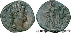 Roman coins COMMODUS Type : Sesterce  Date : 189  Mint name / Town : Rome  Metal : bronze  Millesimal fineness : 700  ‰ Diameter : 27,5  mm Orientation dies : 12  h. Weight : 20,95  g. Rarity : R1  Ob