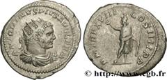 Roman coins CARACALLA Type : Antoninien  Date : 215  Mint name / Town : Rome  Metal : silver  Millesimal fineness : 500  ‰ Diameter : 24,5  mm Orientation dies : 7  h. Weight : 4,50  g. Officine : 2e 