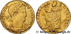 Roman coins CONSTANTINE I THE GREAT Type : Médaillon de deux solidi  Date : 335  Mint name / Town : Trêves  Metal : gold  Diameter : 26  mm Orientation dies : 6  h. Weight : 8,39  g. Rarity : R3  Obve