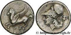 Greek Coins CORINTHIA - CORINTH Type : Statère  Date : c. 330 AC.  Mint name / Town : Corinthe, Corinthie  Metal : silver  Diameter : 22,5  mm Orientation dies : 3  h. Weight : 7,92  g. Rarity : R1  O
