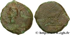 Roman coins LUGDUNUM - LYON - JULIUS CAESAR and OCTAVIAN Type : Dupondius  Date : c. 38 AC.  Mint name / Town : Lyon  Metal : copper  Diameter : 29,5  mm Orientation dies : 9  h. Weight : 14,21  g. Ra