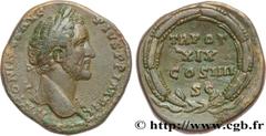 Roman coins ANTONINUS PIUS Type : Sesterce  Date : 155-156  Mint name / Town : Rome  Metal : copper  Diameter : 32  mm Orientation dies : 12  h. Weight : 25,16  g. Rarity : R3  Obverse legend : ANTONI