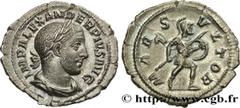 Roman coins SEVERUS ALEXANDER Type : Denier  Date : 232  Mint name / Town : Rome  Metal : silver  Millesimal fineness : 500  ‰ Diameter : 20,5  mm Orientation dies : 12  h. Weight : 3,33  g. Officine 