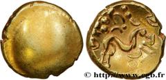 Celtic coins AMBIANI (Area of Amiens) Type : Statère d'or uniface  Date : c. 60-50 AC.  Mint name / Town : Amiens (80)  Metal : gold  Diameter : 17  mm Weight : 6,23  g. Rarity : R1  Obverse legend : 