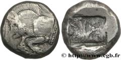 Greek Coins LYCIA - SATRAPS OF LYCIA - ANONYMOUS Type : Statère  Date : c. 520-480 AC  Mint name / Town : Atelier indéterminé  Metal : silver  Diameter : 18,5  mm Weight : 9,65  g. Rarity : R2  Obvers