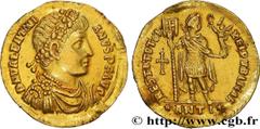 Roman coins VALENTINIAN I Type : Solidus  Date : 364  Mint name / Town : Antioche  Metal : gold  Diameter : 21  mm Orientation dies : 2  h. Weight : 4,01  g. Rarity : R2  Officine : 10e  Obverse legen