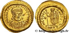 Byzantine coins ANASTASIUS Type : Solidus  Date : 507-518  Mint name / Town : Constantinople  Metal : gold  Millesimal fineness : 1000  ‰ Diameter : 22,5  mm Orientation dies : 6  h. Weight : 4,48  g.