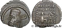 Greek Coins PARTHIAN KINGDOM - ARTABANUS II Type : Drachme  Date : c. 10-38  Mint name / Town : Ecbatane, Médie  Metal : silver  Diameter : 19  mm Orientation dies : 1  h. Weight : 3,39  g. Rarity : R