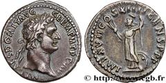 Roman coins DOMITIANUS Type : Denier  Date : 1er janvier - 13 septembre  Mint name / Town : Rome  Metal : silver  Millesimal fineness : 900  ‰ Diameter : 20  mm Orientation dies : 6  h. Weight : 3,38 