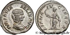 Roman coins JULIA DOMNA Type : Denier  Date : 214  Mint name / Town : Rome  Metal : silver  Millesimal fineness : 500  ‰ Diameter : 18,5  mm Orientation dies : 12  h. Weight : 3,54  g. Officine : 6e  