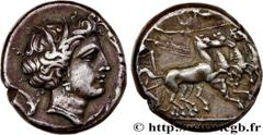 Greek Coins SICILY - SICULO-PUNIC - KEPHALOEDION Type : Tétradrachme  Date : c. 340 AC.  Mint name / Town : Sicile, Céphaloédium  Metal : silver  Diameter : 25,5  mm Orientation dies : 8  h. Weight : 