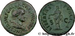 Roman coins GALBA Type : Sesterce  Date : août - septembre  Date : 68  Mint name / Town : Rome  Metal : copper  Diameter : 36  mm Orientation dies : 6  h. Weight : 23,85  g. Rarity : R2  Obverse legen