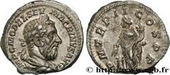 Roman coins MACRINUS Type : Denier  Date : mars -juin  Date : 218  Mint name / Town : Rome  Metal : silver  Millesimal fineness : 500  ‰ Diameter : 17,5  mm Orientation dies : 12  h. Weight : 3,57  g.